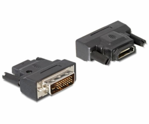 Delock adaptér DVI 24+1 samec > HDMI samice s LED 