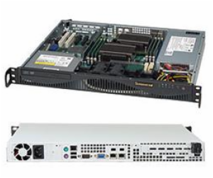 SUPERMICRO mini1U chassis, 2x 3,5" fixed HDD (nebo s MCP-...