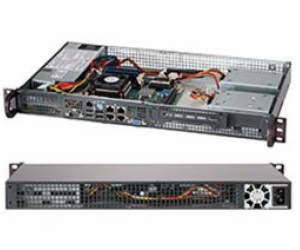 SUPERMICRO mini1U chassis, 1x 3,5" fixed HDD (nebo s MCP-...