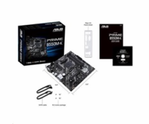 ASUS PRIME B550M-K, AM4, AMD B550, 4xDDR4, mATX