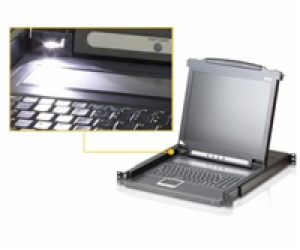 Aten console, 19" LCD, rack 19", kláv., touchpad