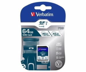 VERBATIM PRO 47022 SDXC 64 GB cl10