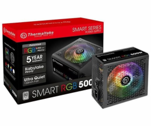 Smart 500W RGB (80+ 230V EU, 2xPEG, 120mm, Single Rail)