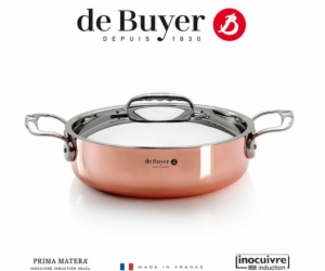 De Buyer Prima Matera Saucepot copper/steel low 24cm indu...