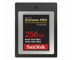 Paměťová karta Sandisk Extreme PRO CF express 256 GB, Type B