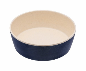 Miska pro psa, BecoBowl - Bambusová-midnight-blue-L