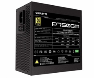 GIGABYTE zdroj P750GM, 750W, 80plus gold, modular, 120 mm...