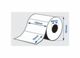 Premium Matte Label -Die Cut102mm x76mm,440 labels