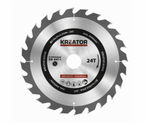 Pilový kotouč Kreator KRT020420 na dřevo 210mm, 24T