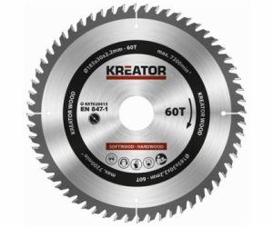 Pilový kotouč Kreator KRT020415 na dřevo 185mm, 60T