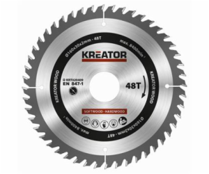 Pilový kotouč Kreator KRT020409 na dřevo 160mm, 48T