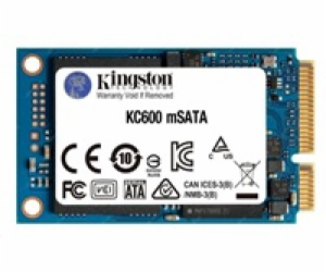 Kingston Flash 256G SSD KC600 SATA3 mSATA