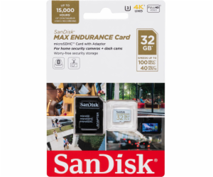 Karta SanDisk Max Endurance MicroSDHC 32 GB Class 10 UHS-...