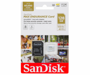 Karta SanDisk Max Endurance MicroSDXC 128 GB Class 10 UHS...