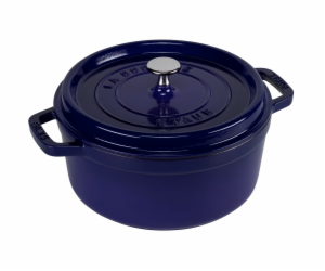 Litinový hrnec Staub La Cocotte 24cm kulatý tmavě modrý