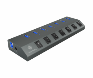 RaidSonic IB-HUB1701-C3 7 port USB 3.0 Type-A hub 60838