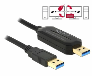 Delock kabel Data Link + KM Switch USB 3.0 Typ A samec > ...