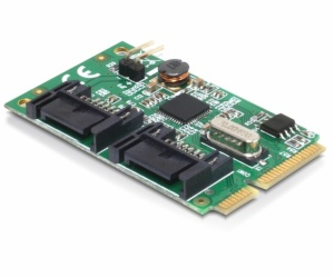 DeLOCK MiniPCIe I/O PCIe 2xSATA 6Gb/s, řadič