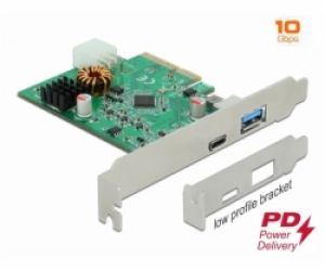 Delock Karta PCI Express x4 na 1 x externí USB Type-C sam...