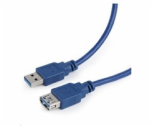 GEMBIRD Kabel USB 3.0 A-A prodlužovací 3m modrý