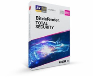 Bitdefender Total Security - 10 zařízení na 1 rok - elekt...