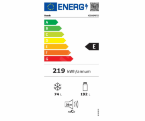 Bosch KIS86AFE0 Vestavná kombinovaná chladnička