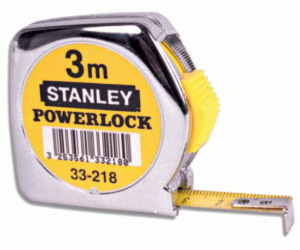 Stanley POWERLOCK měřící kovové pouzdro 3m 12,7mm 33-218