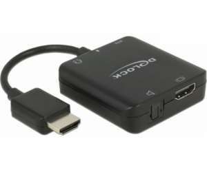 Adaptér DeLOCK Zástrčka HDMI > HDMI + TOSLINK S/PDIF + zá...