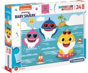 Clementoni Puzzle 24 kusů Maxi Baby Shark (28519)