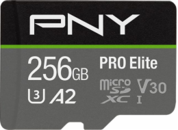 PNY PRO Elite microSDXC 256GB , SD P-SDU256V32100PRO-GE