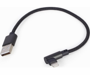 Gembird kábel nabíjací Lightning 8-pin (M) 90° na USB 2.0...