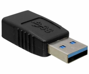 USB adaptér Delock USB 3.0 USB - USB černý (65174)