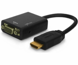 Elmak HDMI AV adaptér - D-Sub (VGA) černý (CL-23)