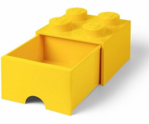 Room Copenhagen LEGO Brick Drawer 4 žlutá, úložný box