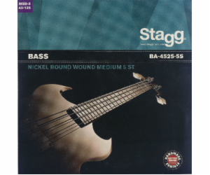 Stagg BA-4525-5S, sada strun pro 5-ti strunnou el. baskyt...