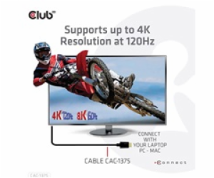 Club3D Ultra Rychlý HDMI Certifikovaný, 4K120Hz 8K60Hz 48...