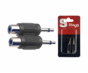 Stagg AC-CFJMH, adaptér RCA samice - mini jack, 2 ks