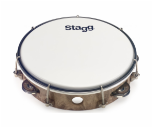 Stagg TAB-108P/WD, laditelná tamburína s blánou, 8"