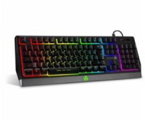 CONNECT IT BATTLE RGB herní klávesnice (CZ+SK verze), ČERNÁ