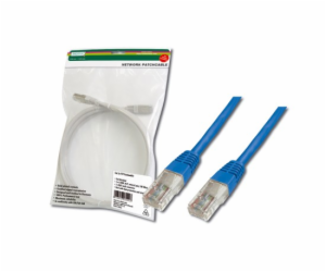 Digitus Patch Cable, UTP, CAT 5e, AWG 26/7, měď, modrý, 5m