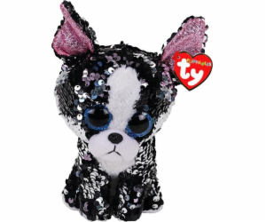 Maskotka TY Boos Flippables 24 cm Portia, cekinowy terrier