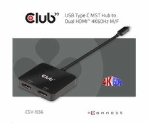 Club3D Video hub MST (Multi Stream Transport) USB-C 3.2 n...