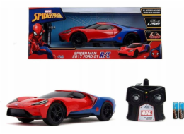 Dickie Auto RC Ford GT 2017 Spiderman Marvel červený