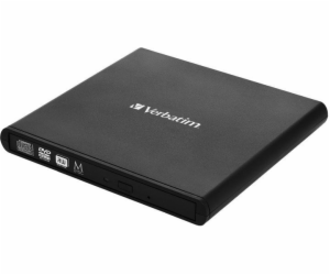 VERBATIM Externí CD/DVD vypalovačka USB 2.0 černá 