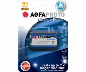 AgfaPhoto Power alkalická baterie 9V, blistr 1ks