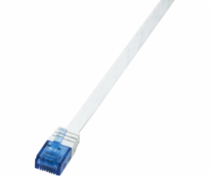 LogiLink Patchcord U/UTP, Cat6, 0,5 m, bílá (CF2021U)