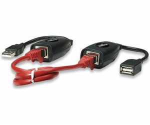 Adapter USB Manhattan Czarny (179300)