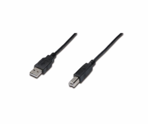 Digitus Připojovací kabel USB 2.0, typ A - B M / M, 3,0 m...