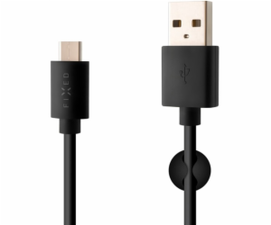 FIXED 1m USB-C kabel, černý FIXD-UC-BK