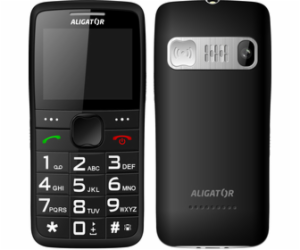 Aligator A675 Senior černý + stolní nabíječka